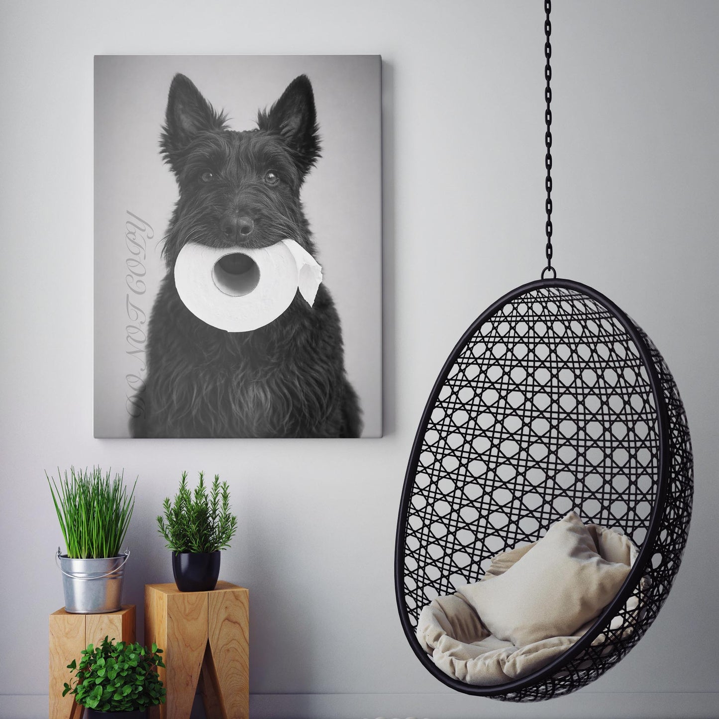 Scottish Terrier Dog Toilet Paper