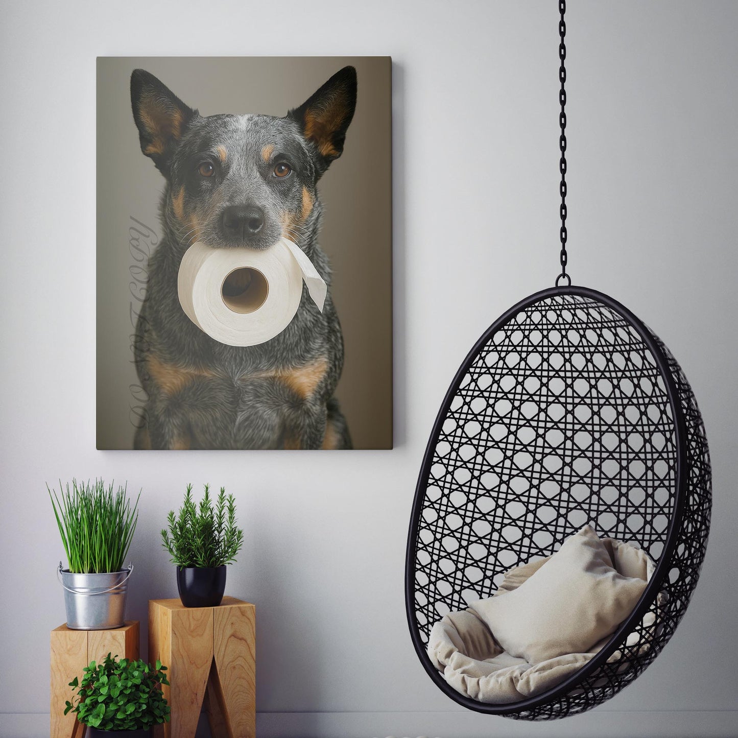 Australian Cattle Dog Toilet Paper
