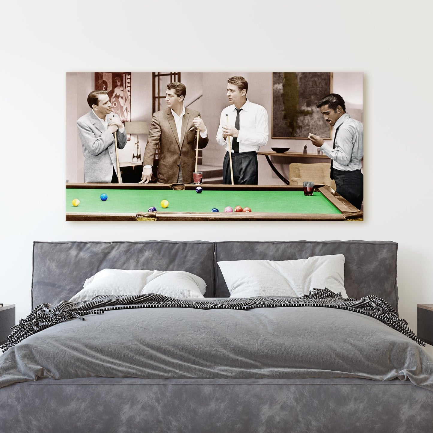 The Rat Pack Playing Pool Ocean's 11