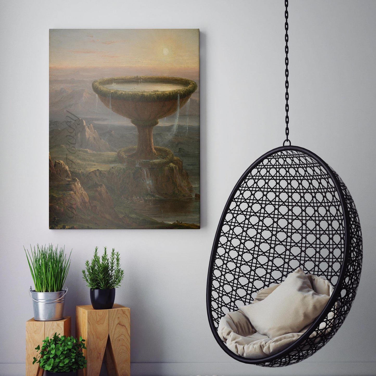 The Titan's Goblet by Thomas Cole