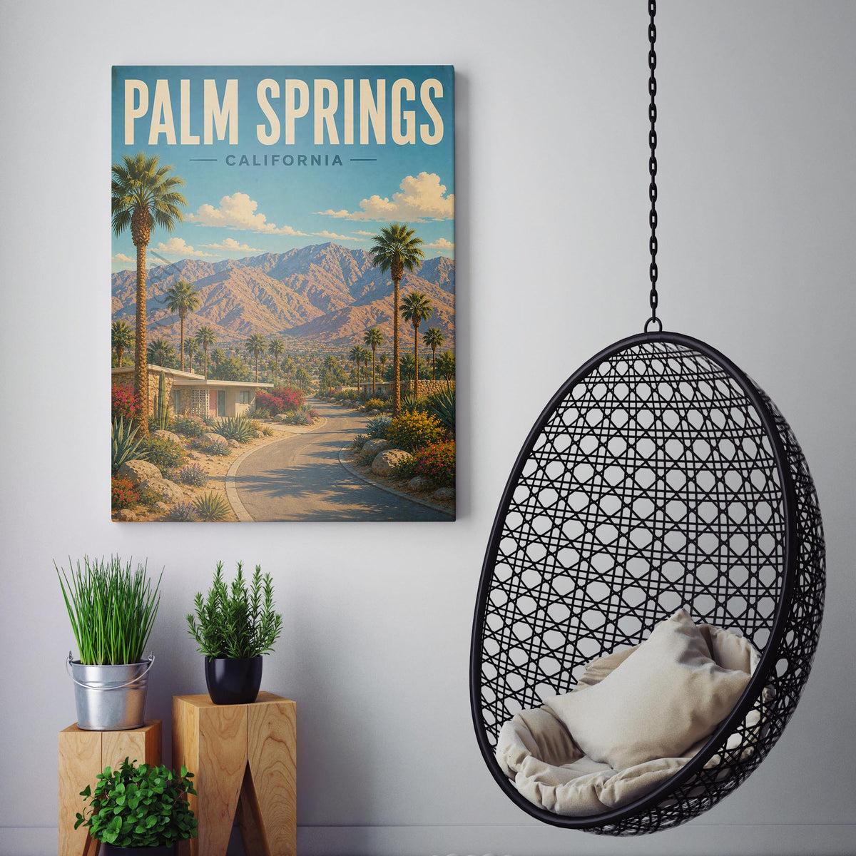 Palm Springs California Travel Poster