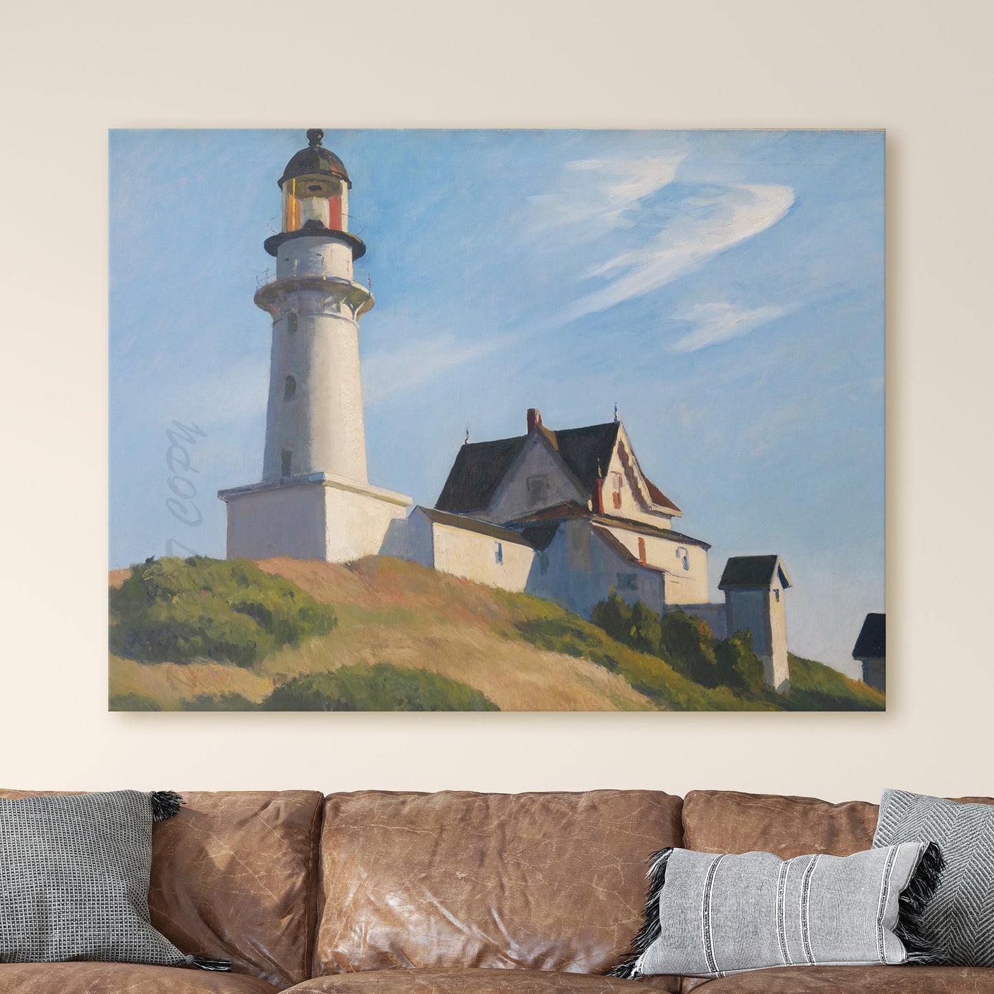 Lighthouse at Two Lights, 1929 by Edward Hopper