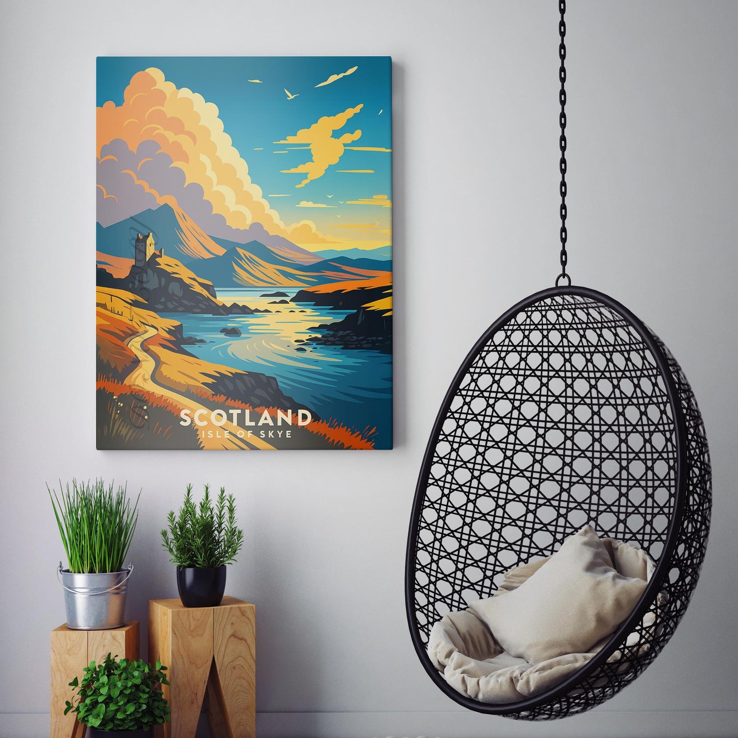 Scotland Vintage Travel Poster