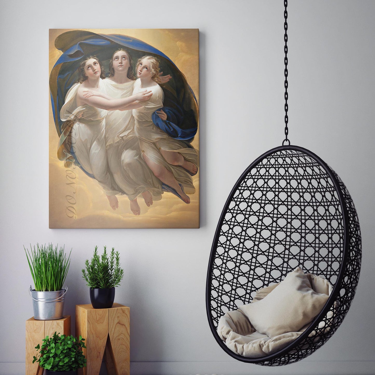 Three Angels (Faith, Hope and Love) 1830 by František Tkadlík