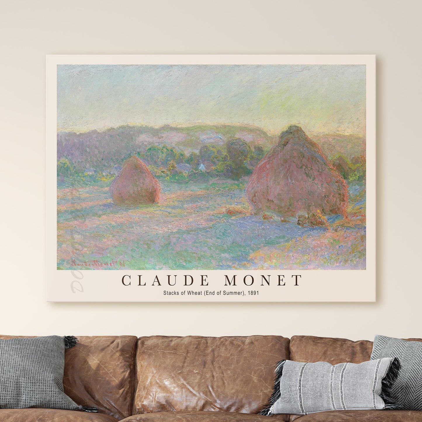 Claude Monet - Stacks of Wheat (End of Summer)