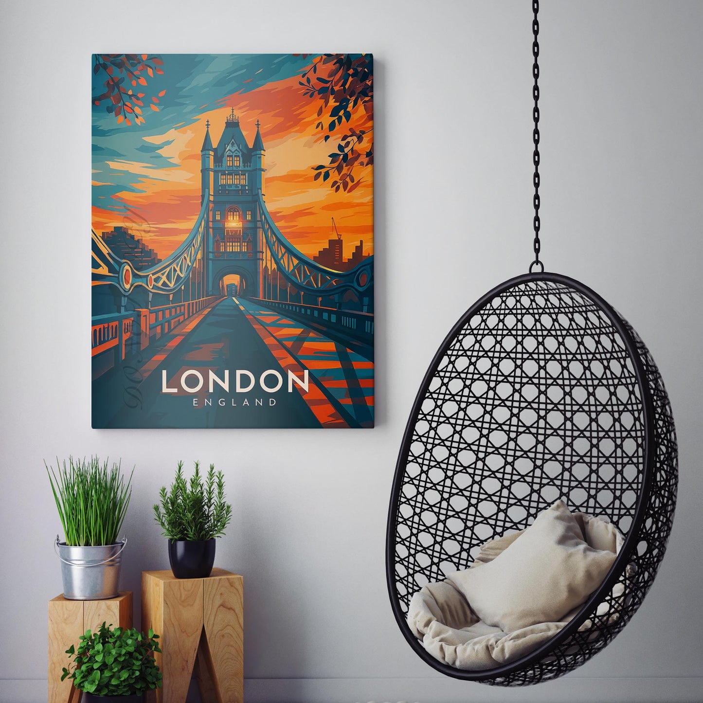 London England Travel Poster