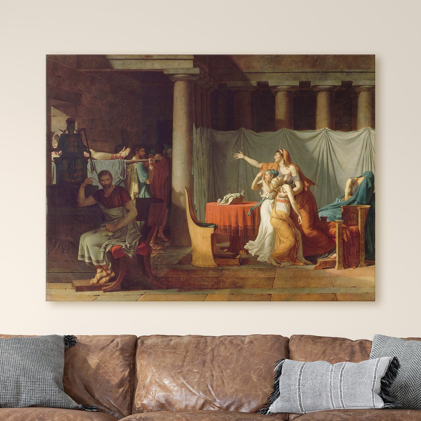 The Lictors Bring to Brutus the Bodies of His Sons by Jacques-Louis David