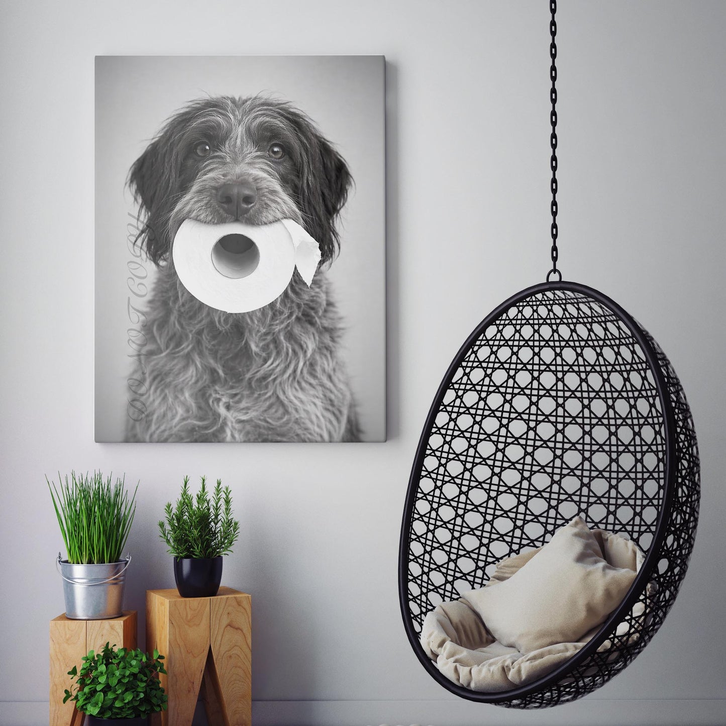 Wirehaired Pointing Griffon Dog Toilet Paper
