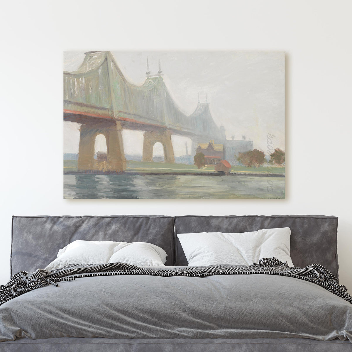 Queensborough Bridge, 1913 by Edward Hopper