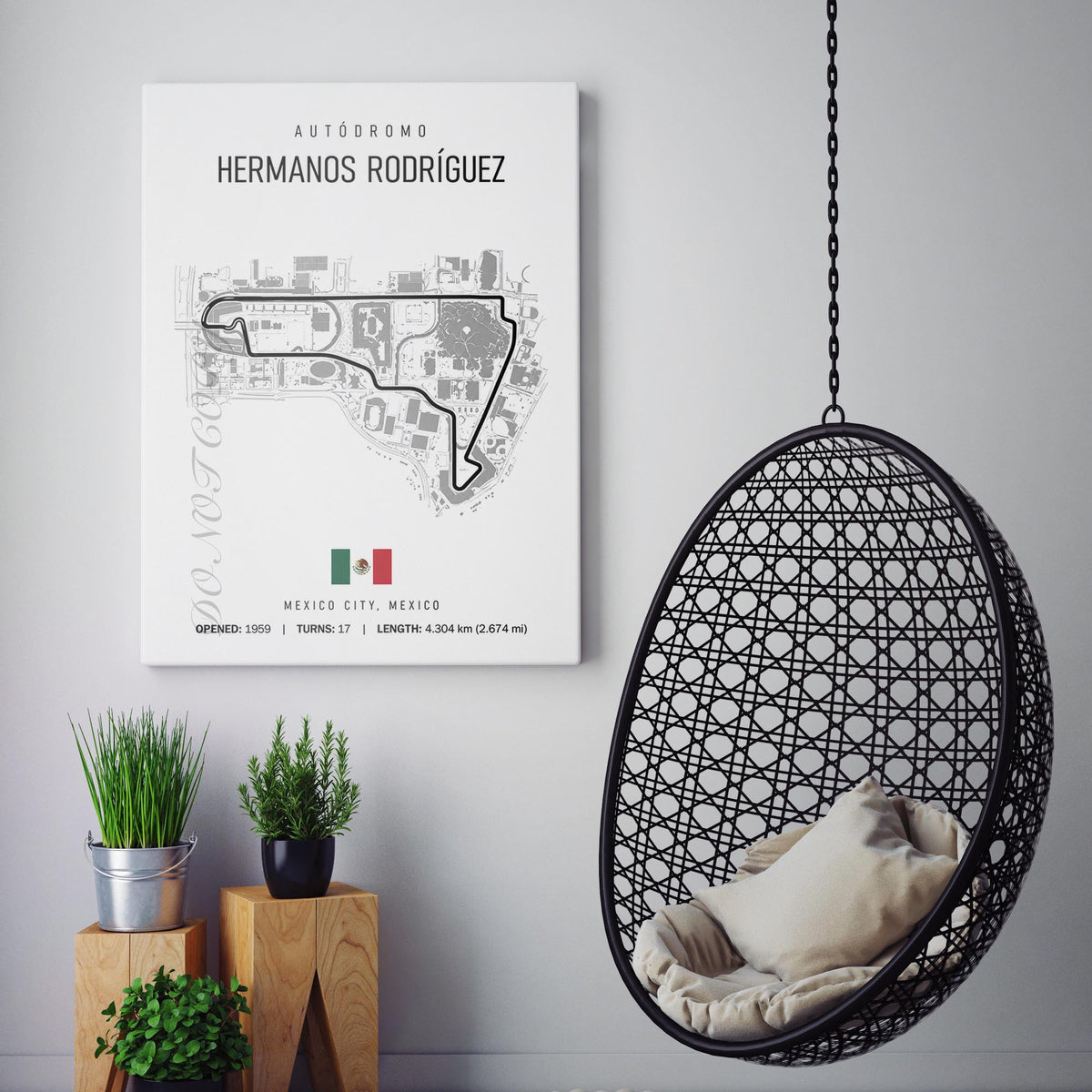 Mexico Grand Prix Race Track Map