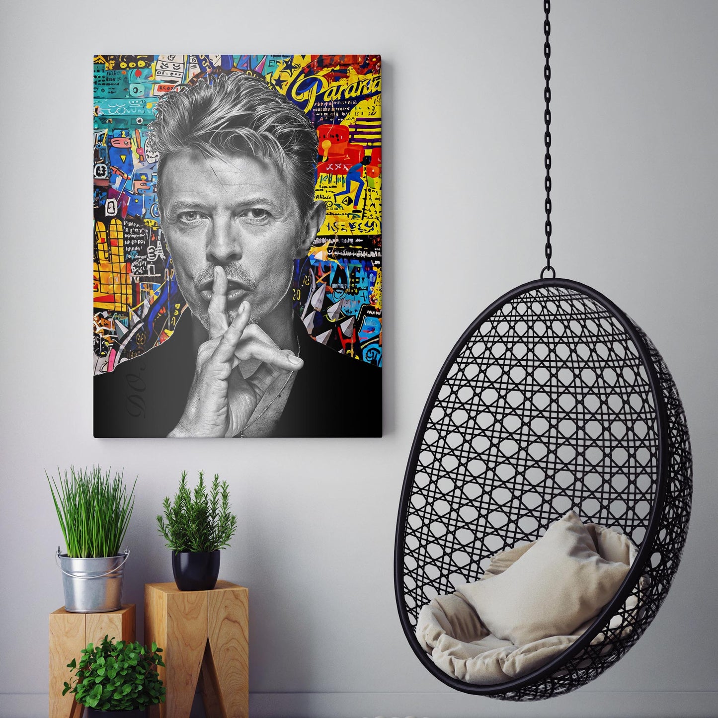 Banksy David Bowie Shush