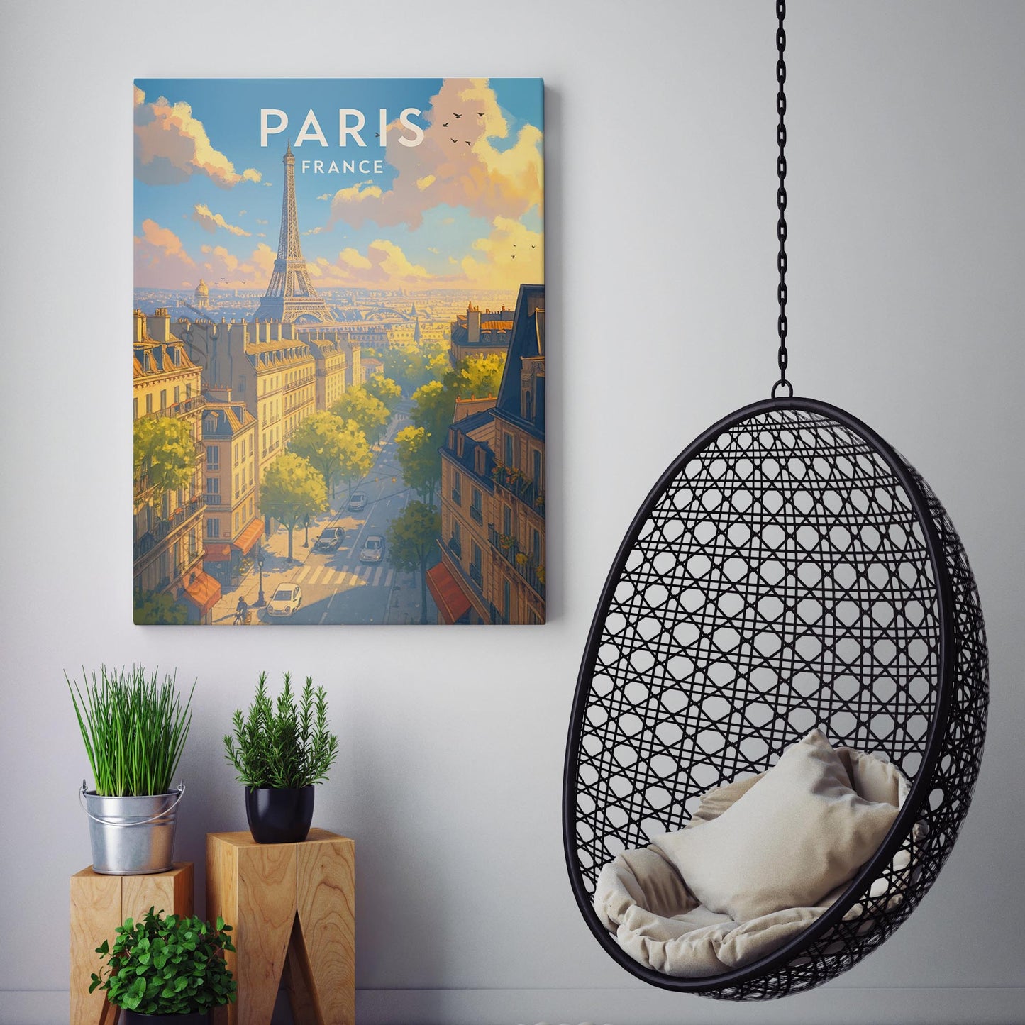 Paris France Travel Poster