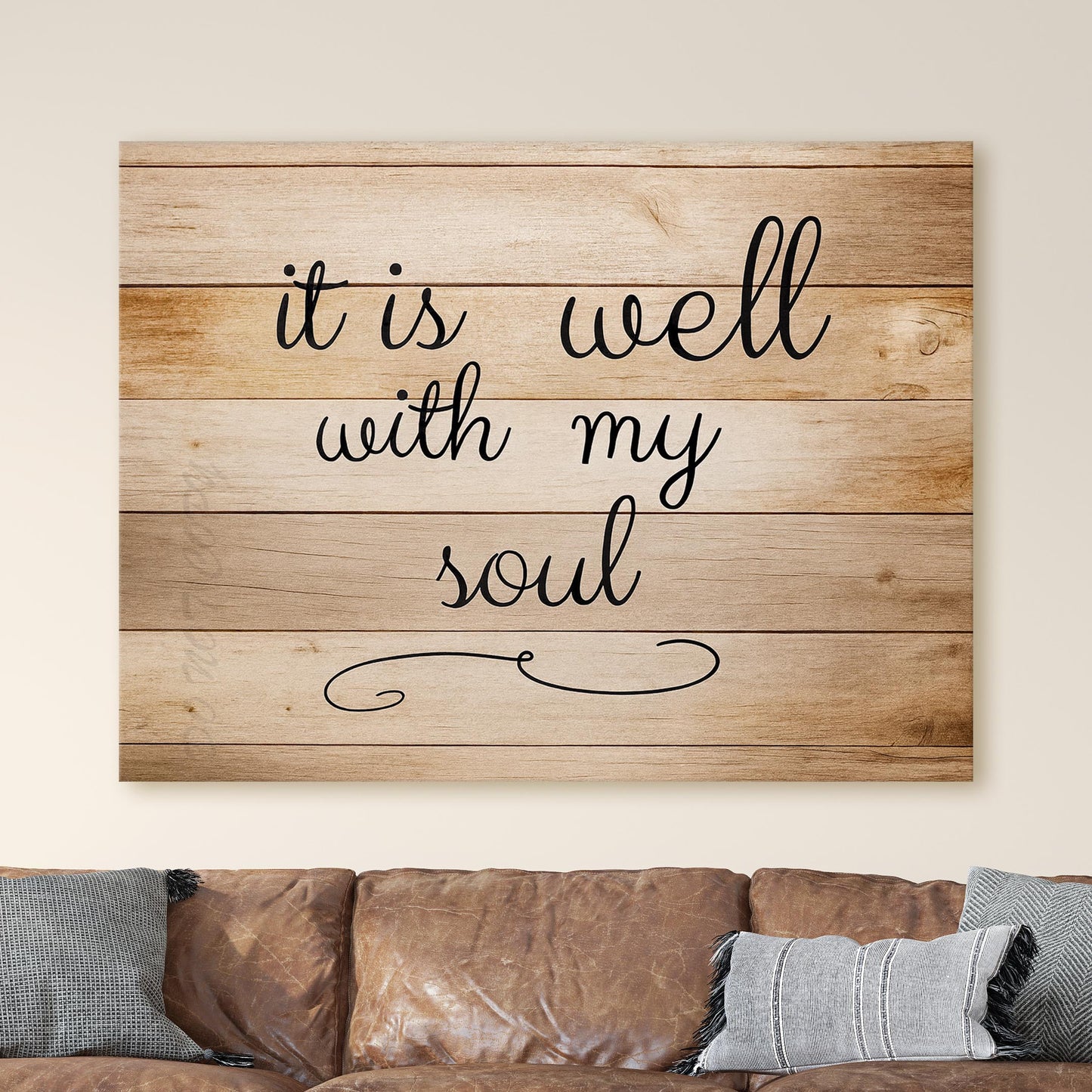 It Is Well With My Soul Wall Sign