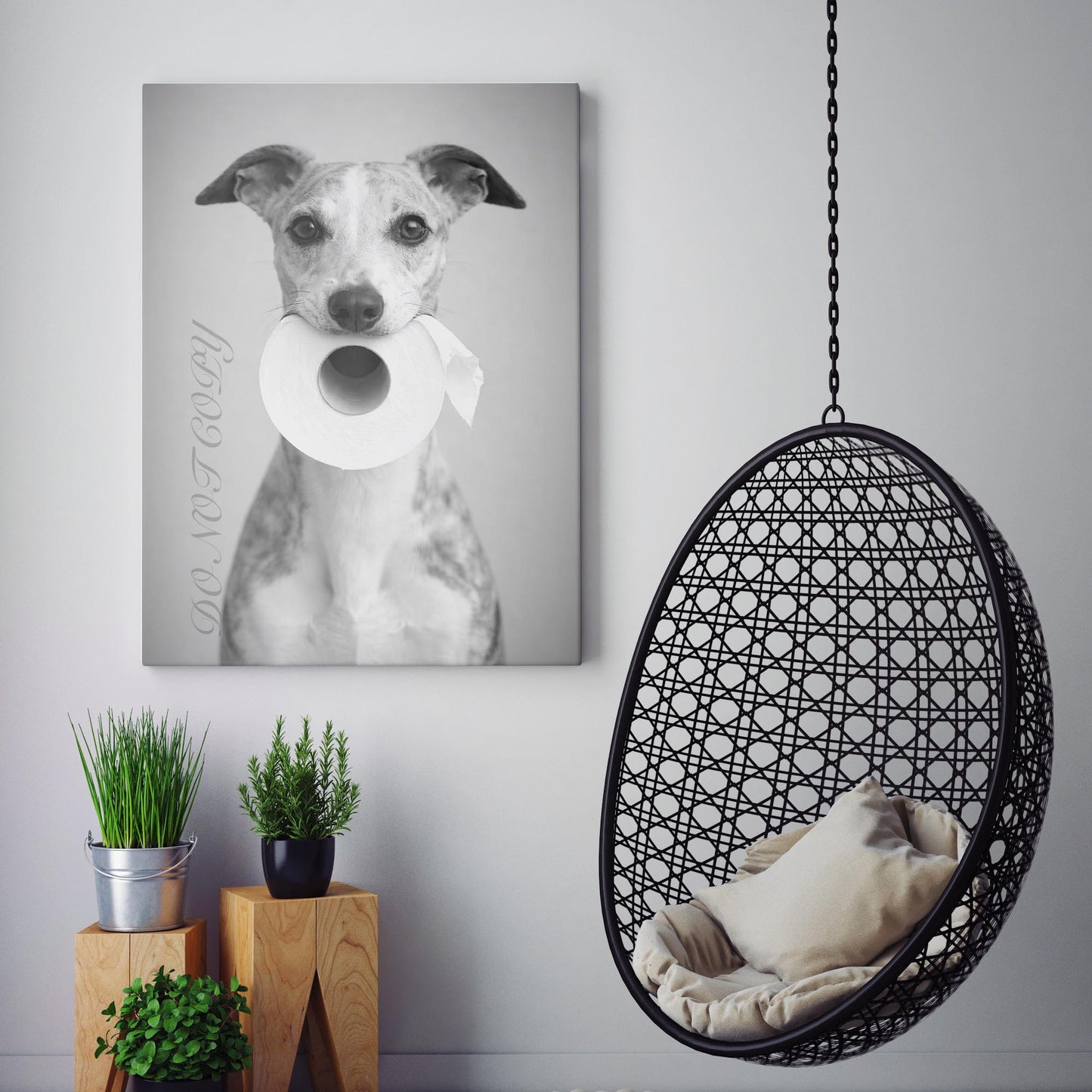 Whippet Dog Toilet Paper
