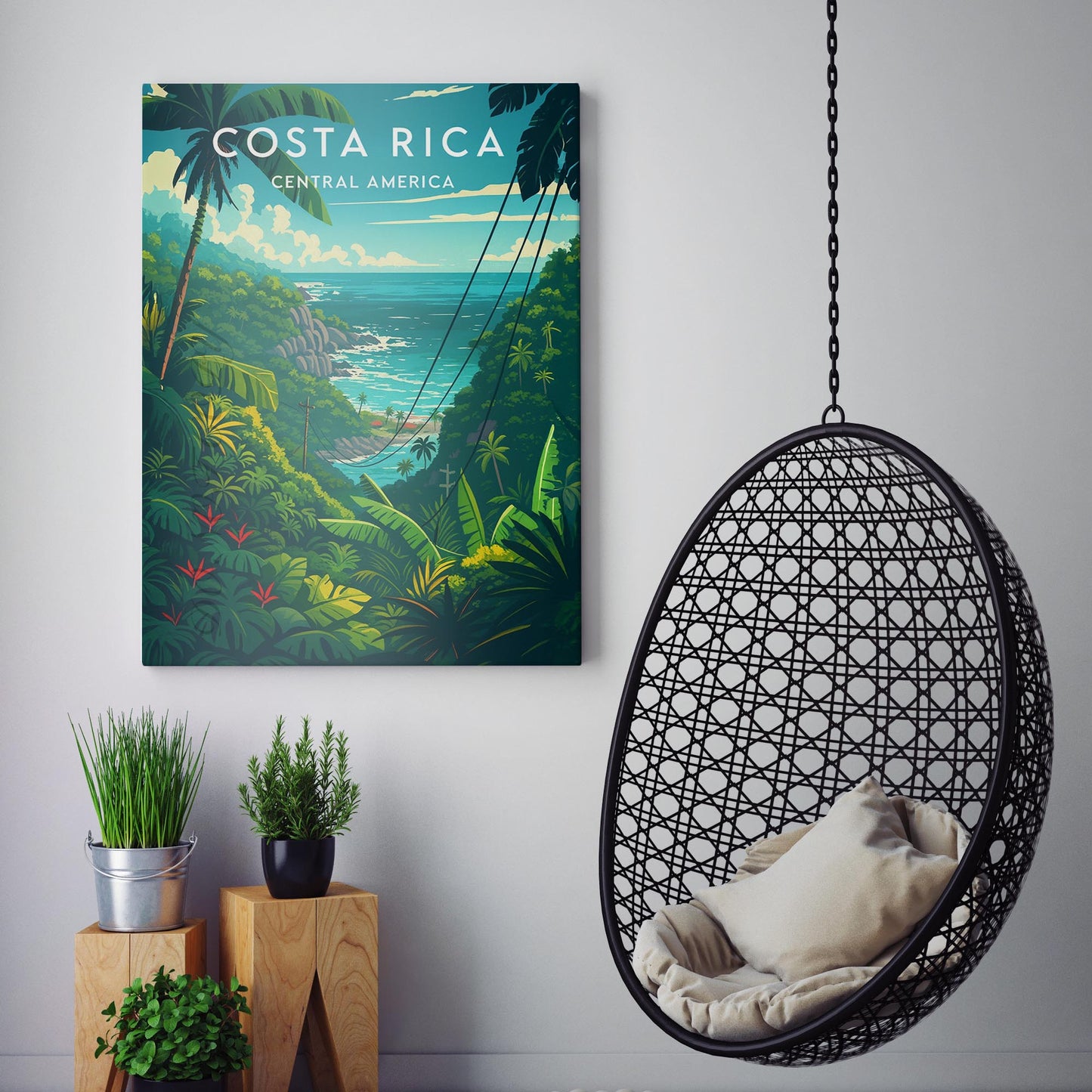 Costa Rica Travel Poster