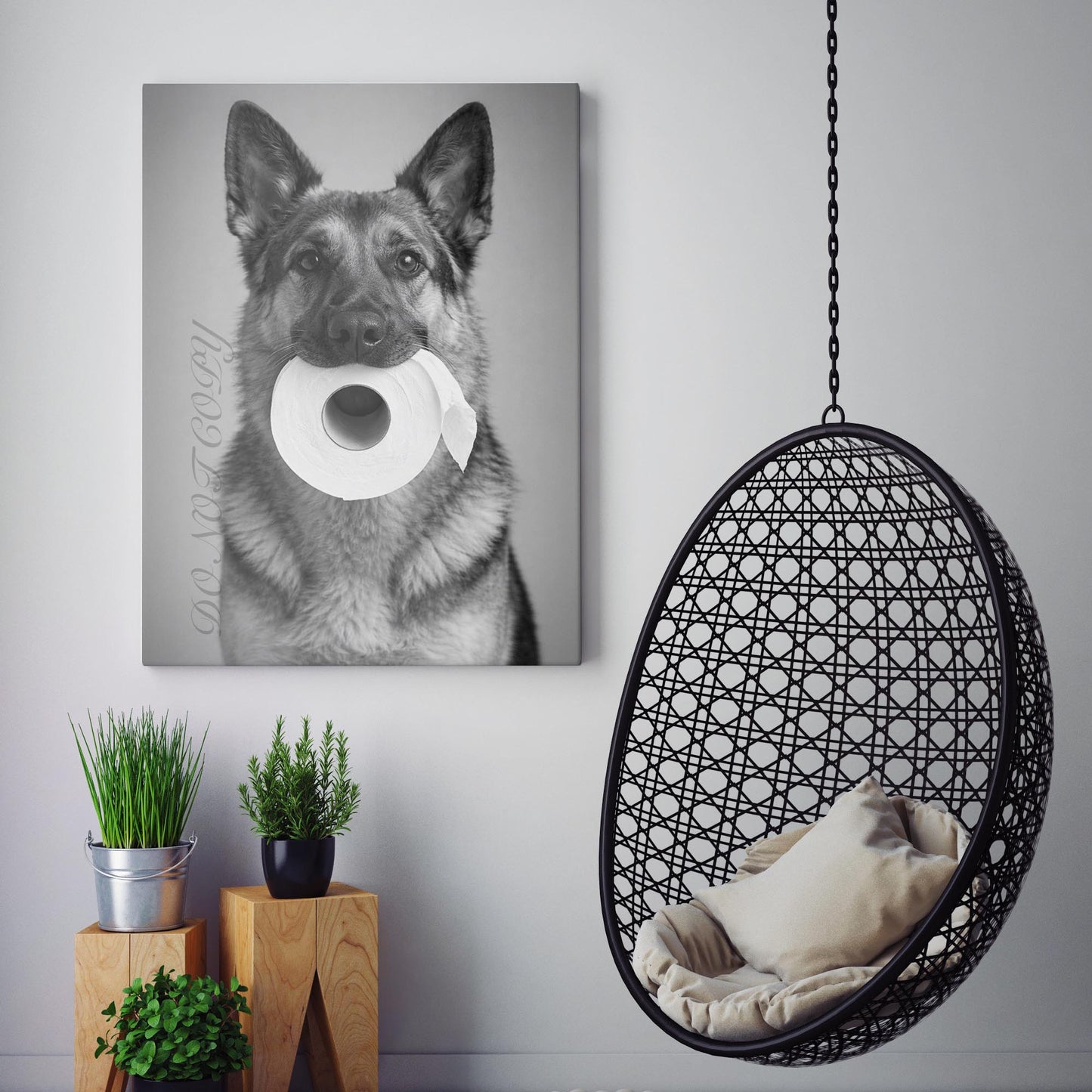 German Shepherd Toilet Paper
