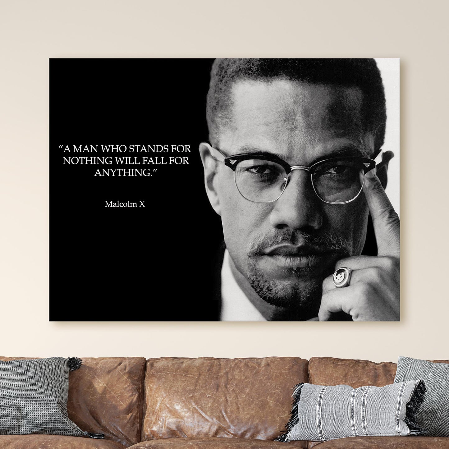 Malcolm X - A Man Who Stands For Nothing Will Fall For Anything