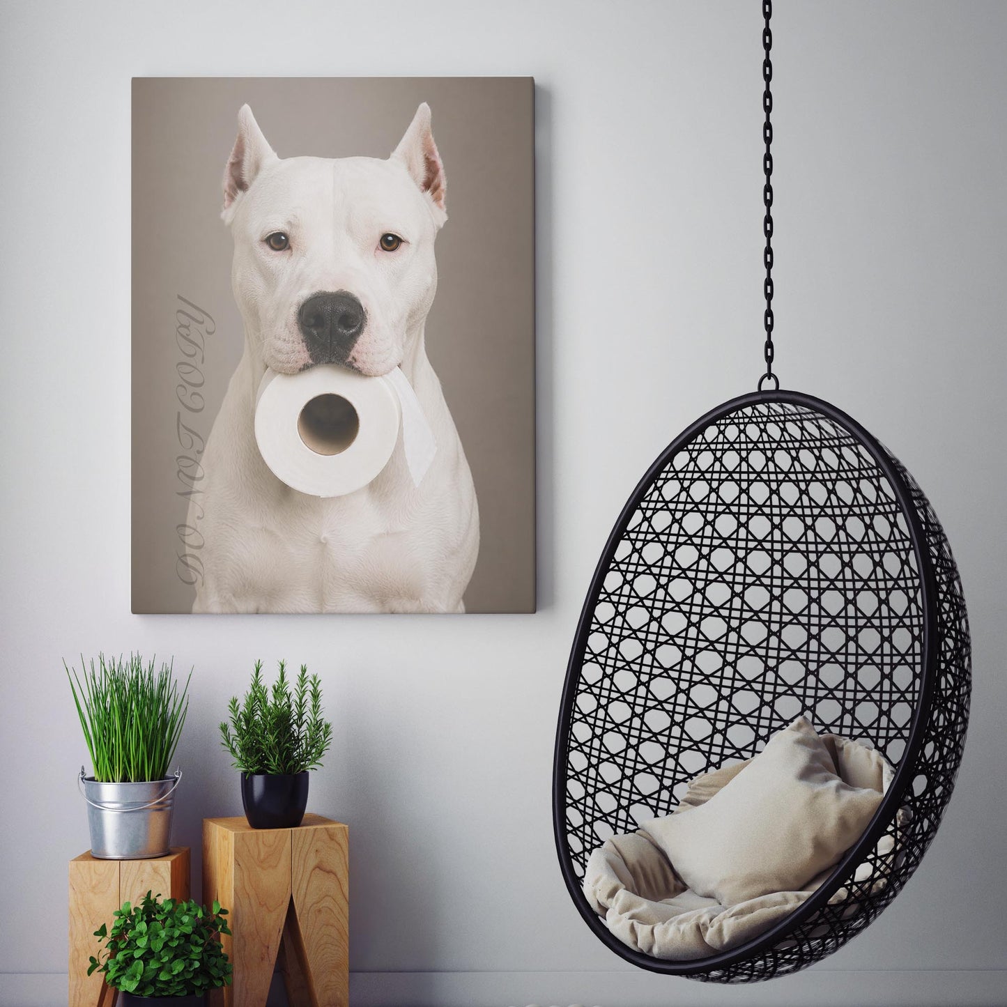 Dogo Argentino Toilet Paper