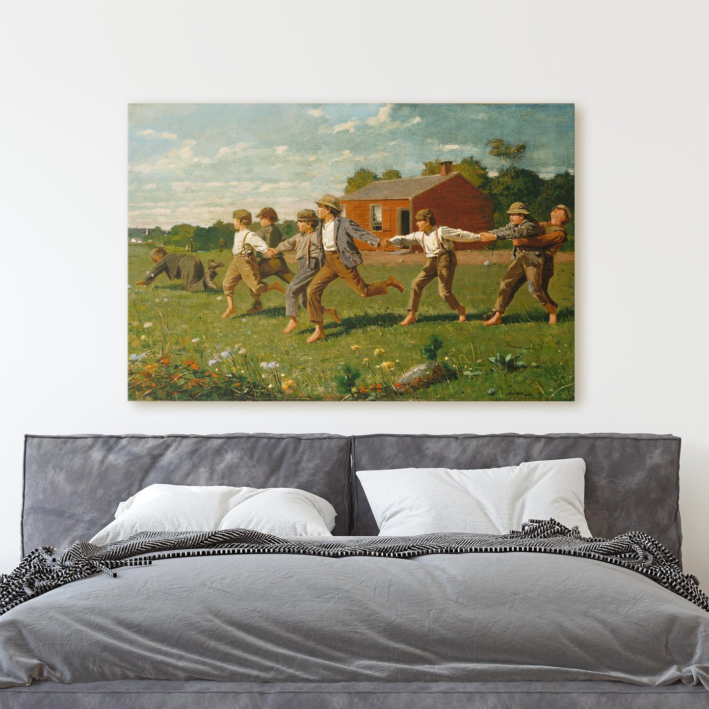 Snap the Whip by Winslow Homer