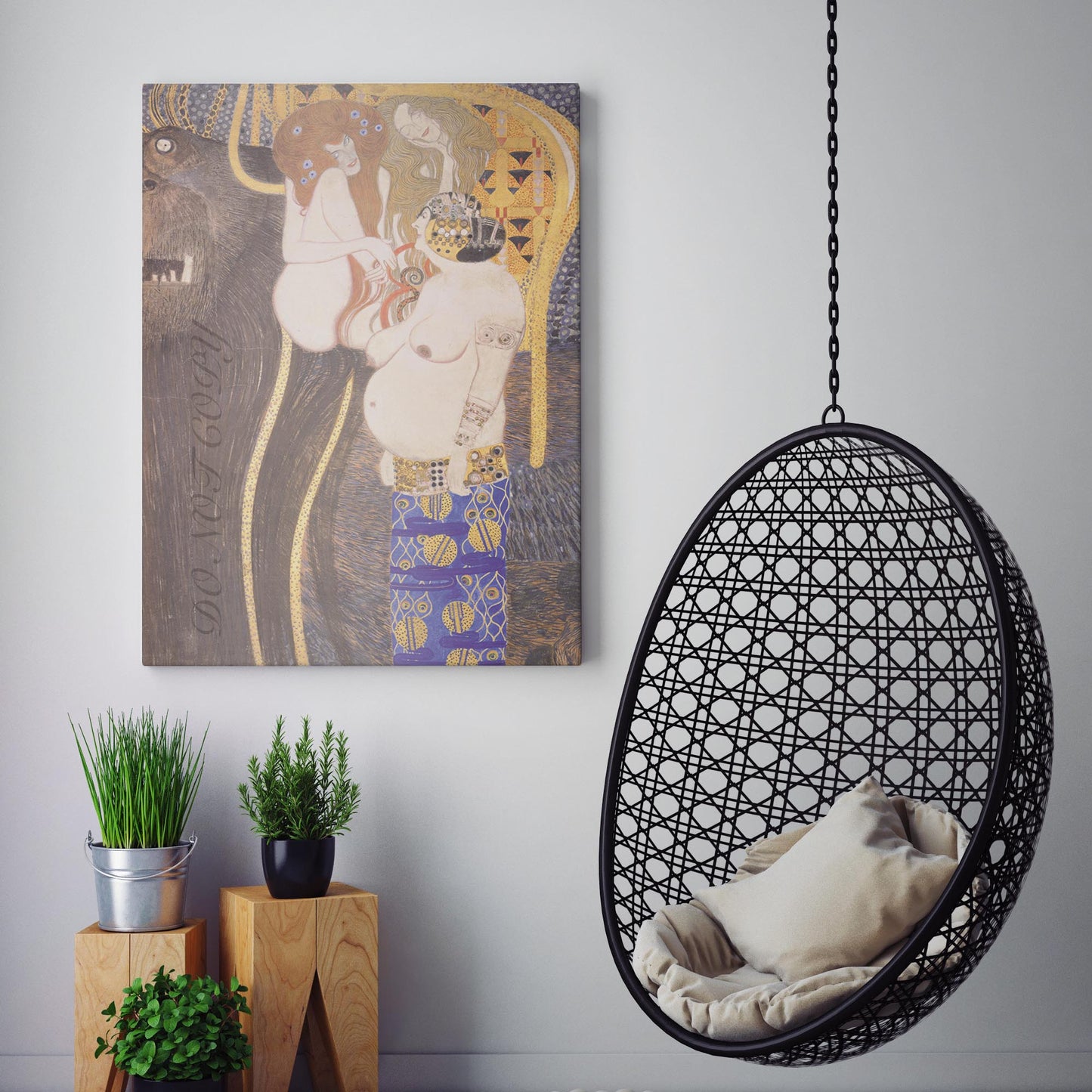 Beethoven Frieze Hostile Powers by Gustav Klimt