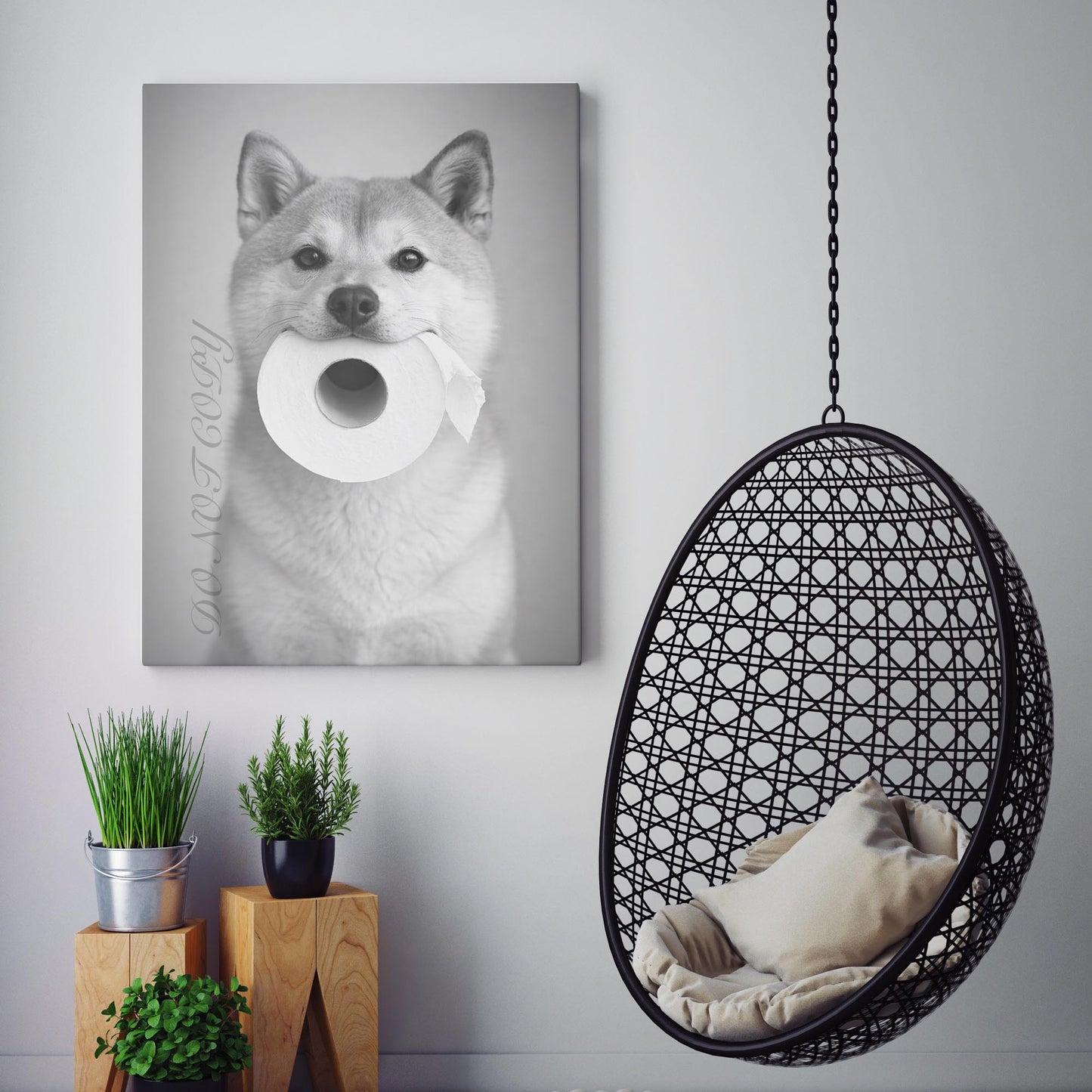 Shiba Inu Dog Toilet Paper