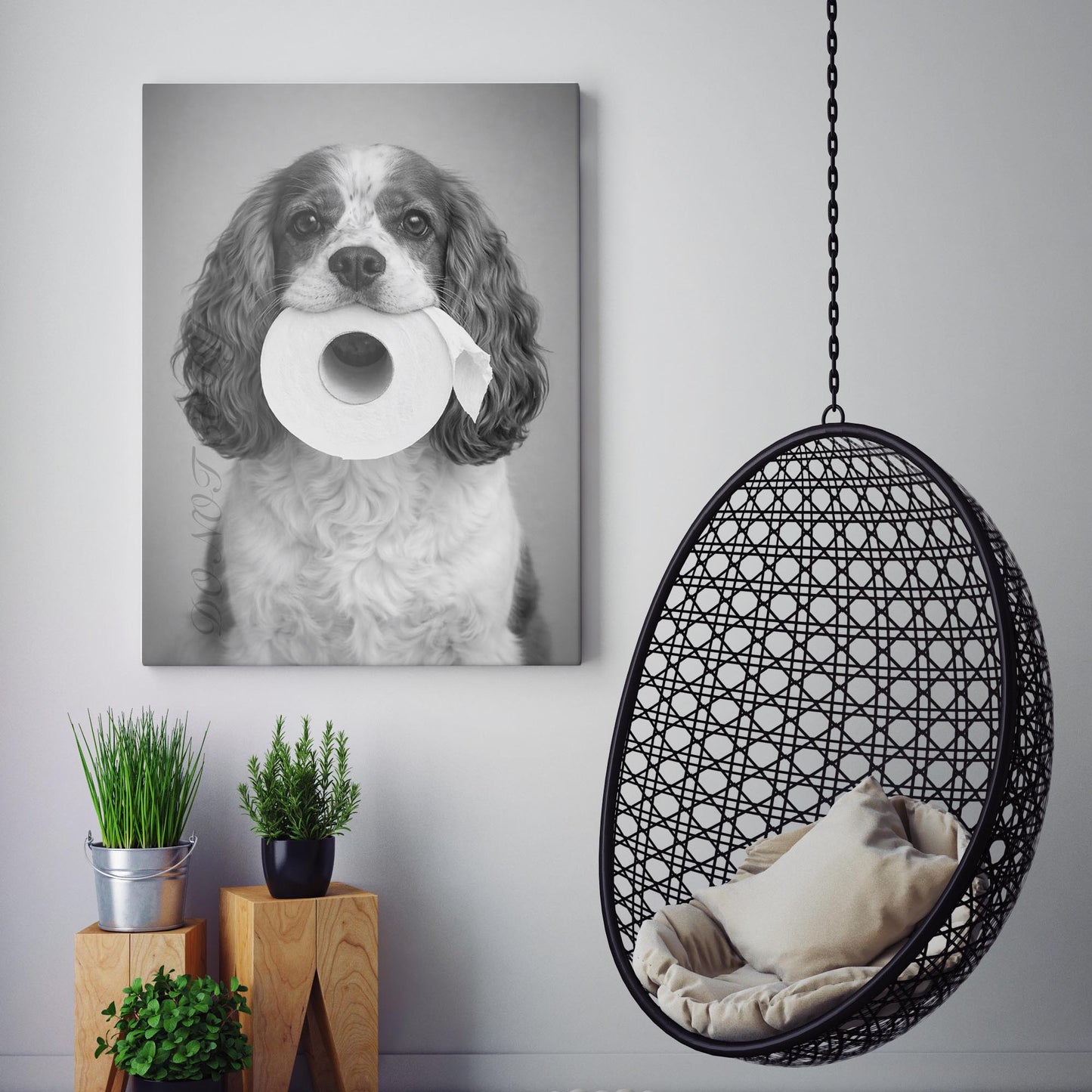 Cocker Spaniel Dog Toilet Paper