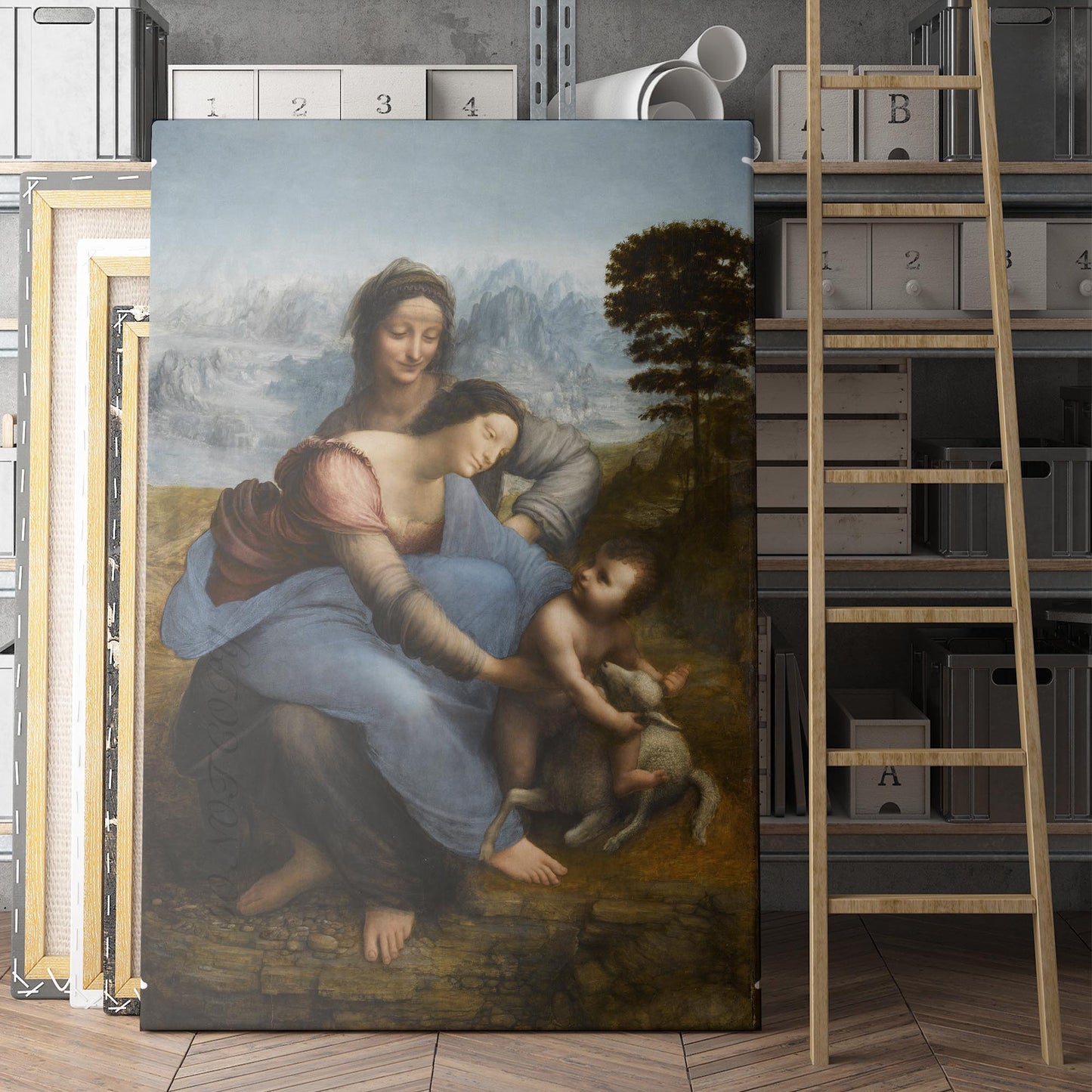 Virgin and Child with St. Anne, 1502/13 Leonardo da Vinci