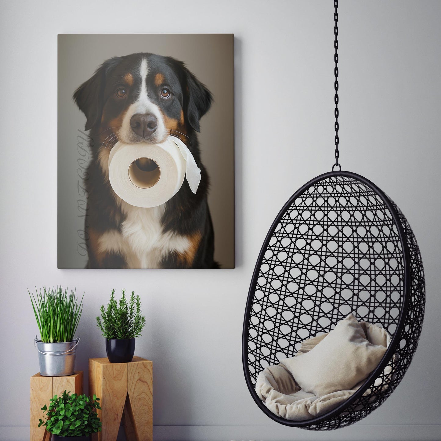 Bernese Mountain Dog Toilet Paper