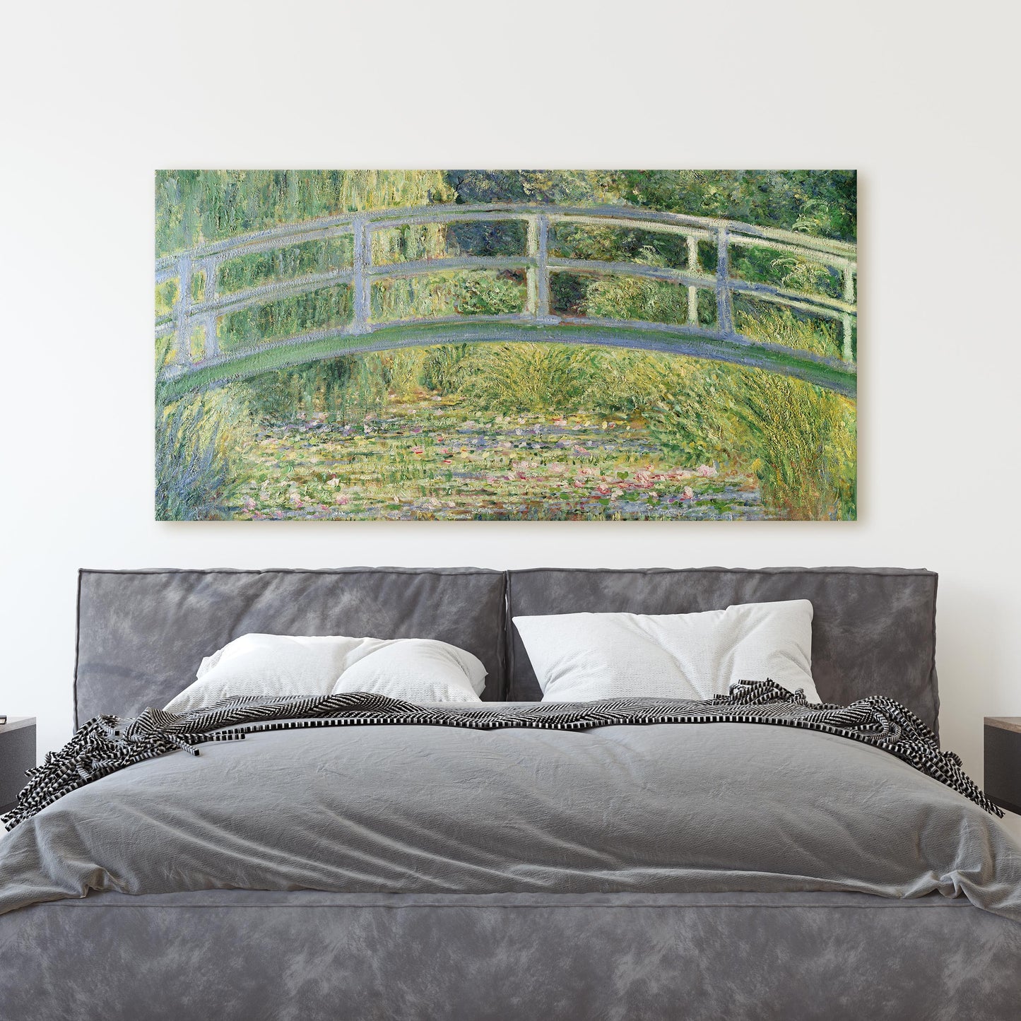 Bridge over a Pond of Water Lilies - Claude Monet