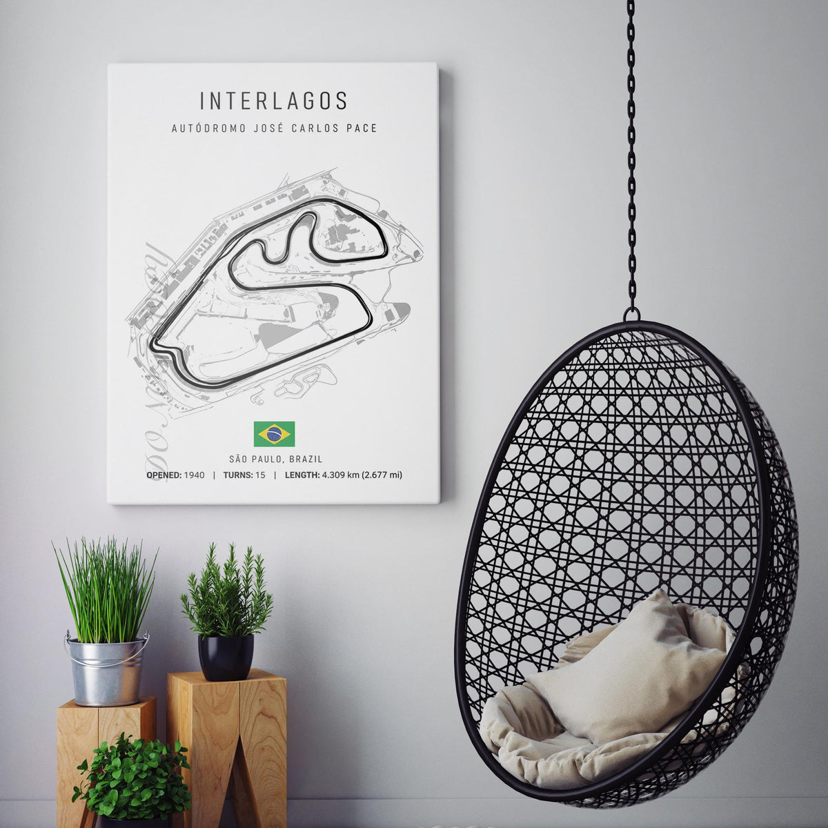Brazil Grand Prix Race Track Map