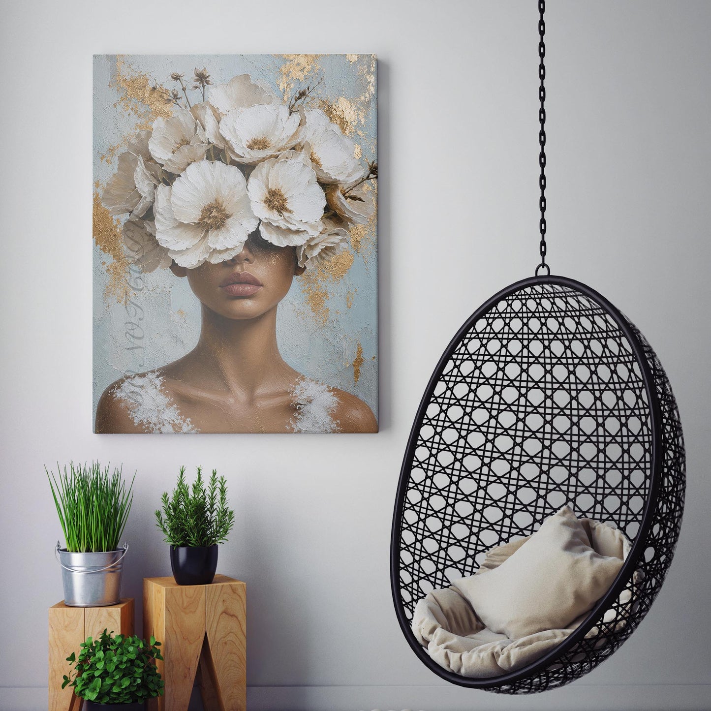 Flower Head Girl