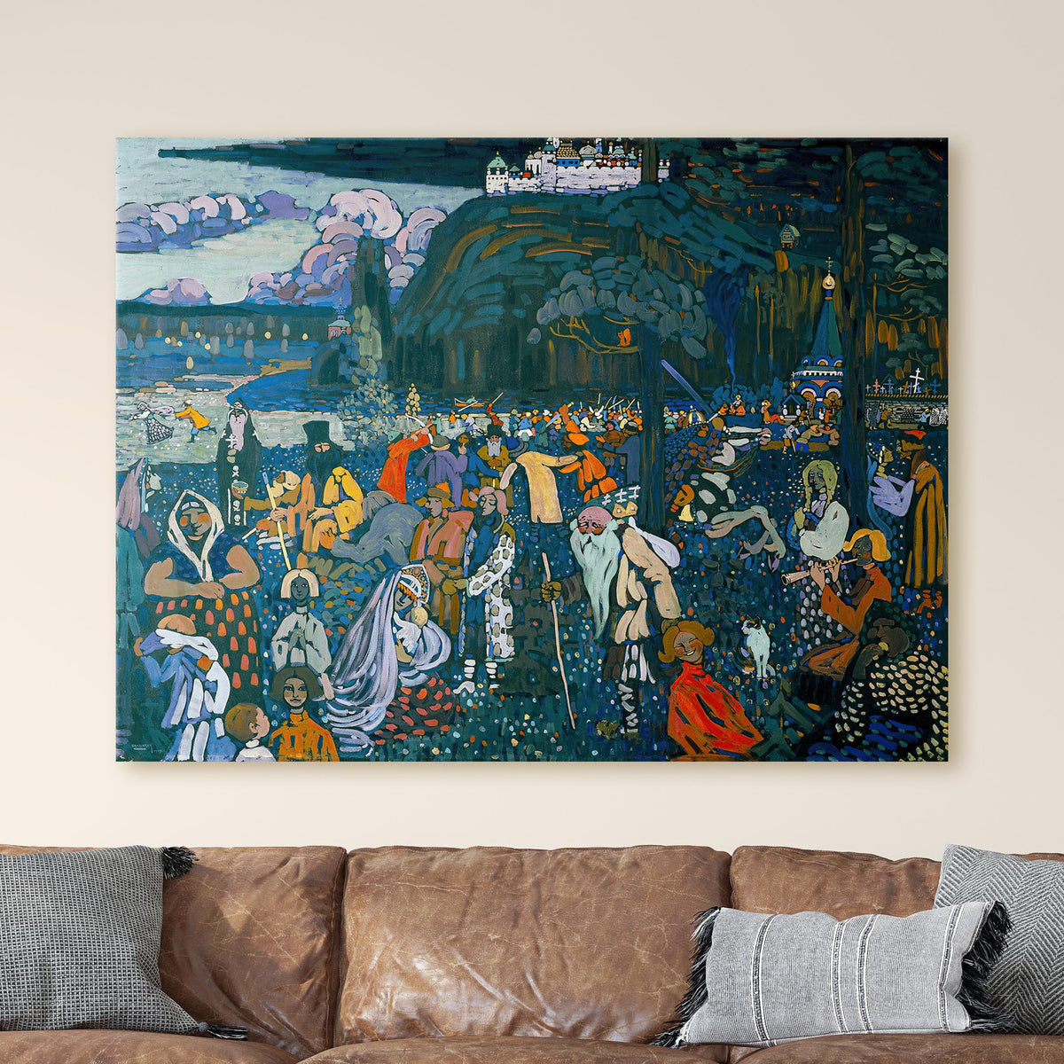 The Colorful Life (1907) by Kandinsky