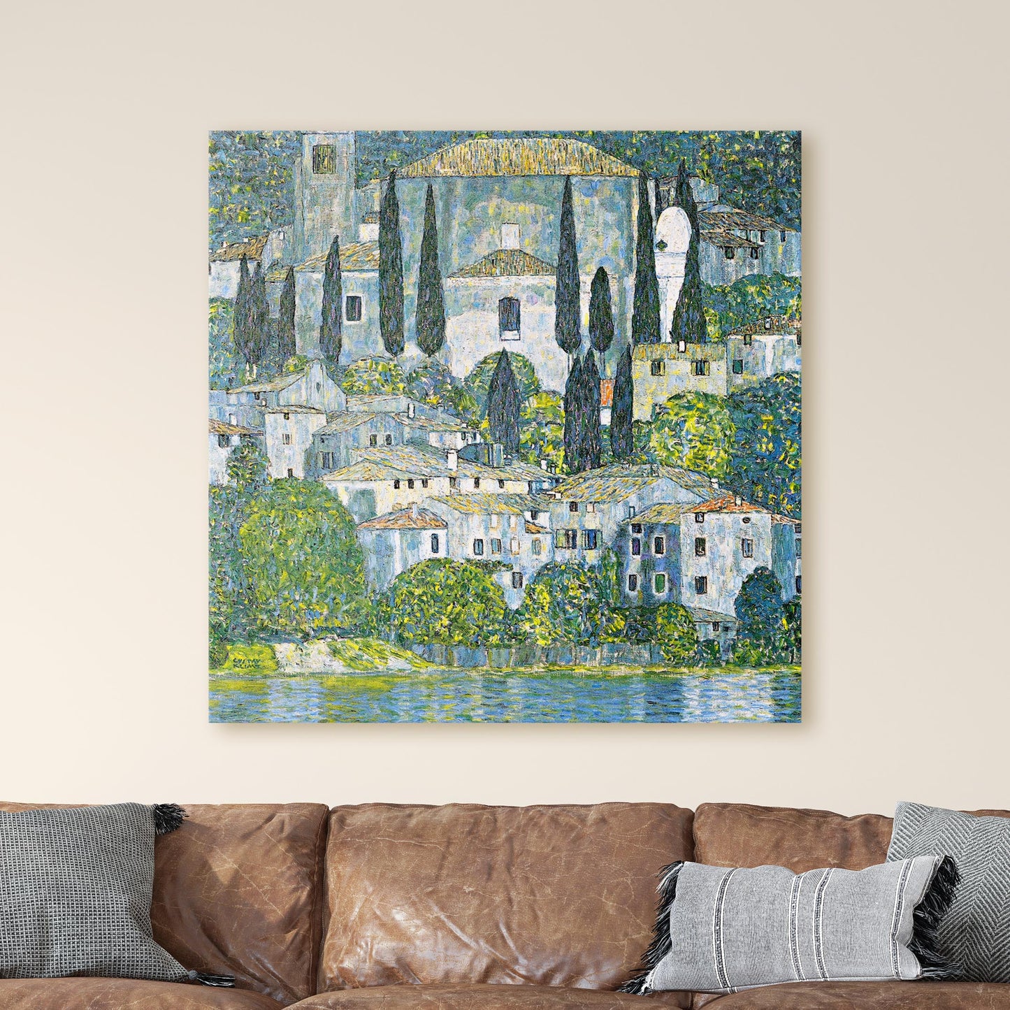 Kirche in Cassone (Church in Cassone) by Gustav Klimt