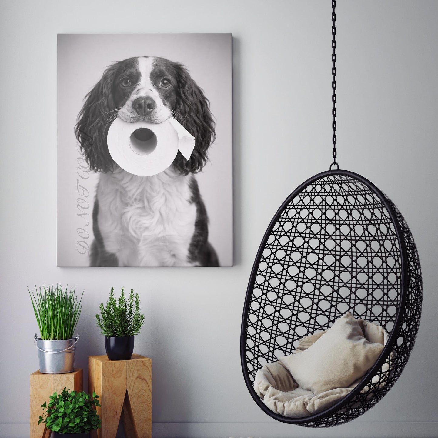 English Springer Spaniel Dog Toilet Paper