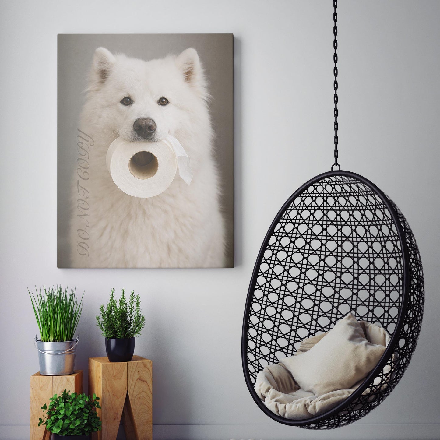 Samoyed Dog Toilet Paper