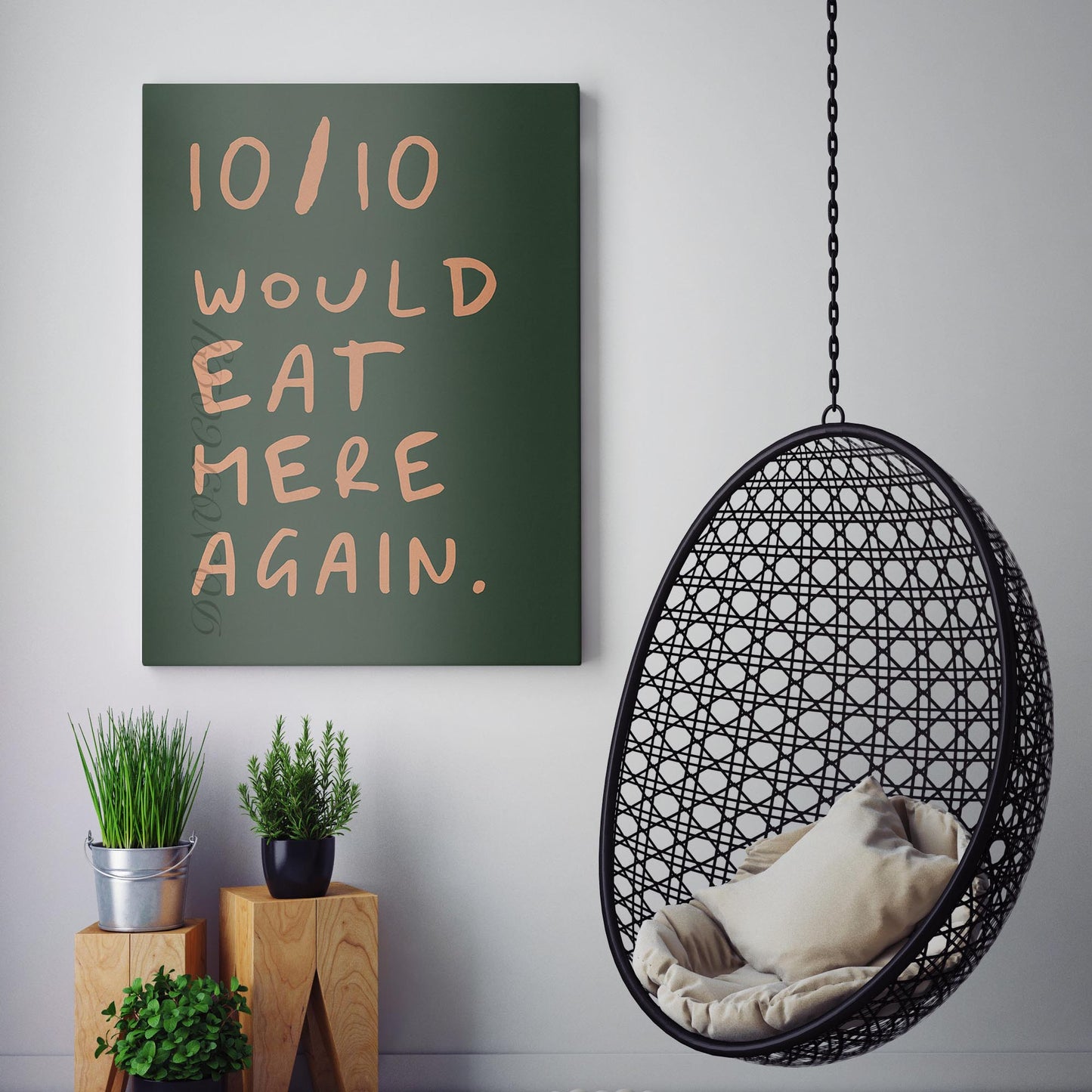 Would Eat Here Again Kitchen Wall Sign
