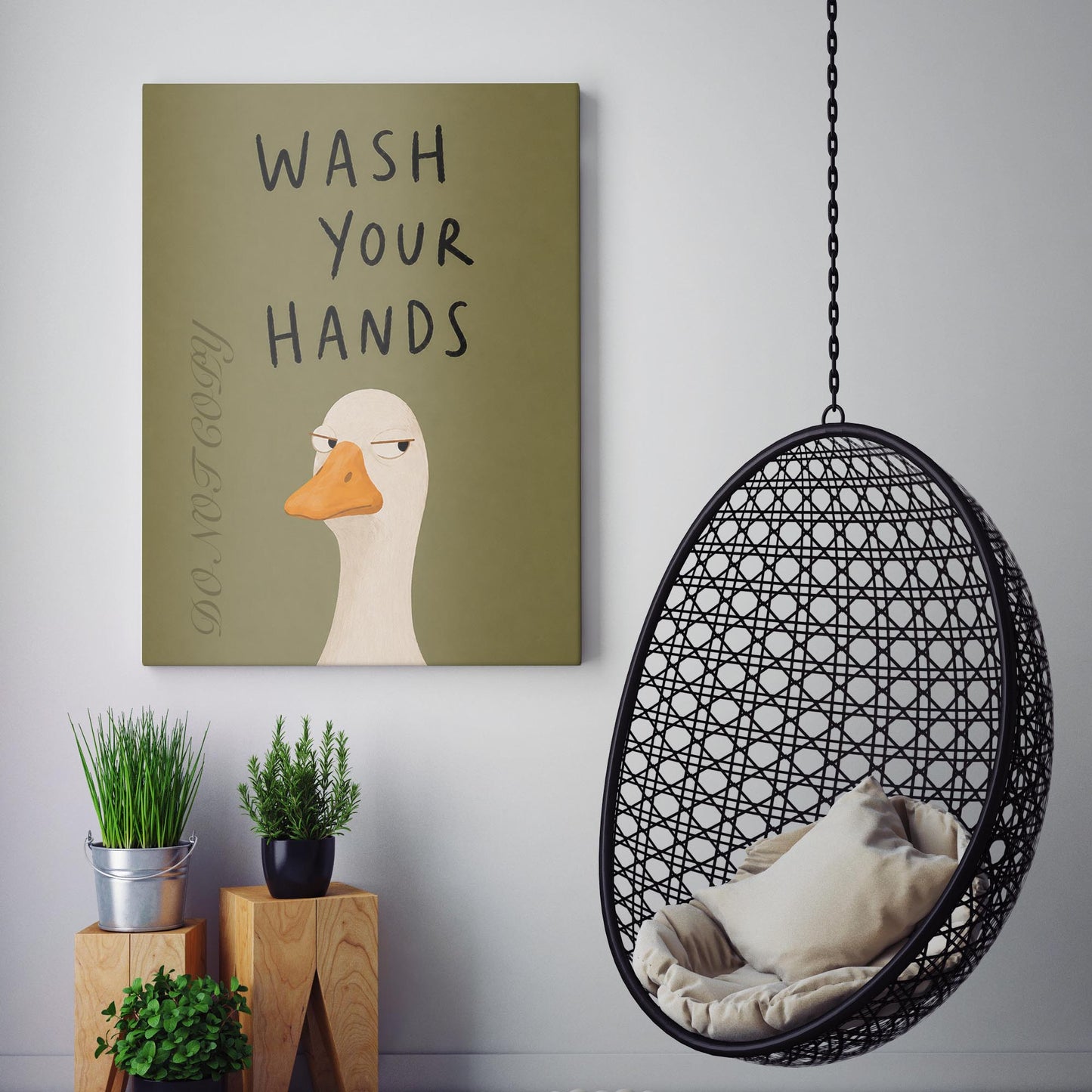 Wash Your Hands - Bathroom Duck