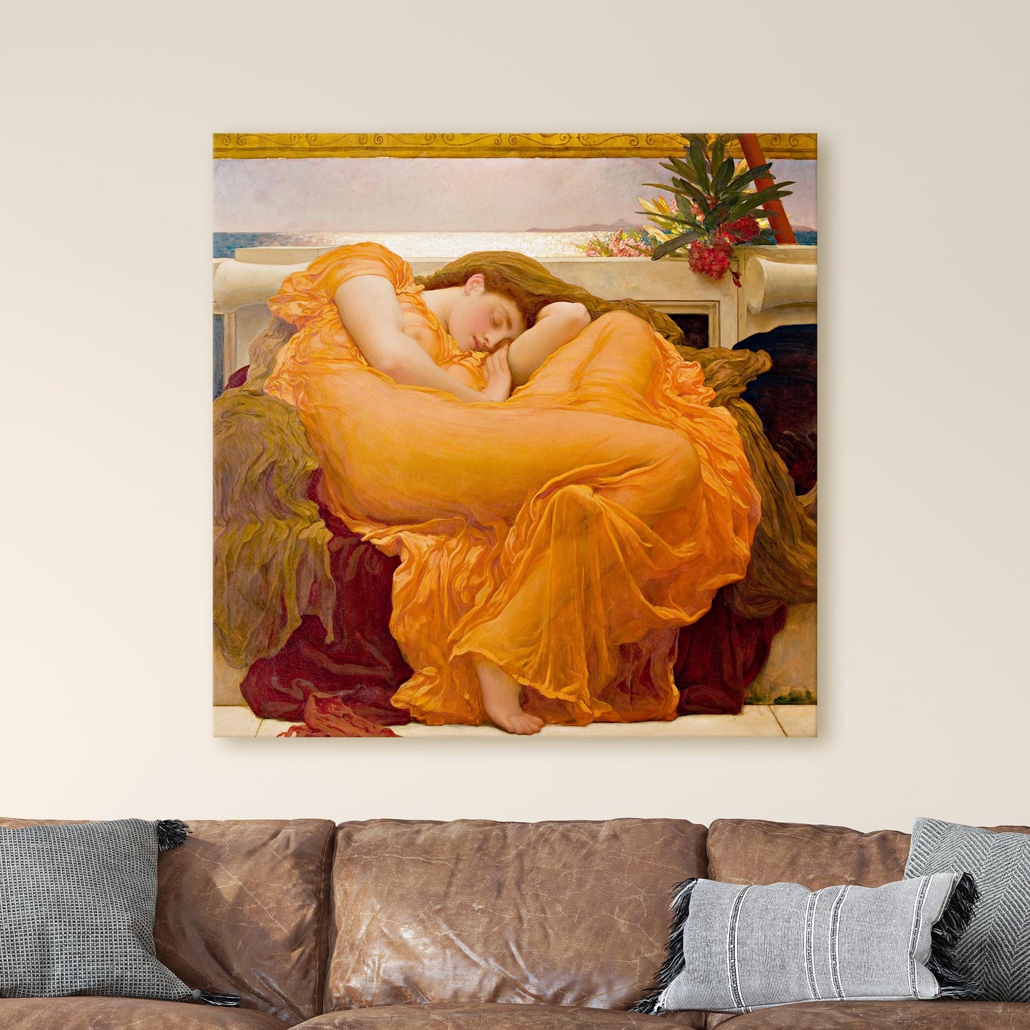 Flaming June by Frederic Lord Leighton