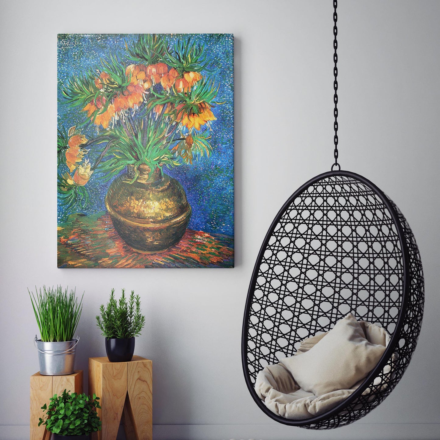 Fritillaries in a Copper Vase 1887 by Van Gogh