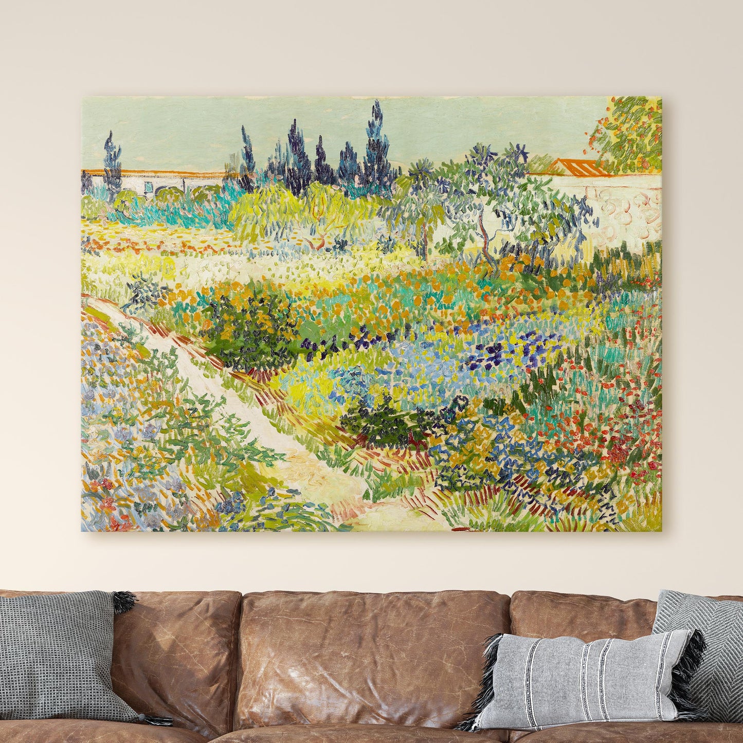 Garden At Arles by Van Gogh