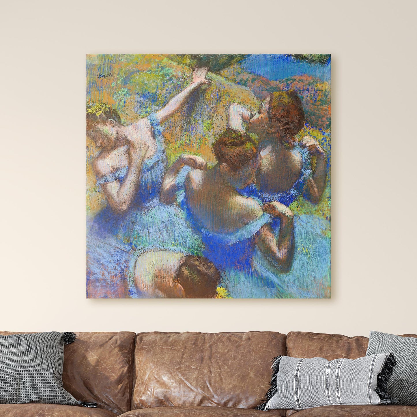 Blue Dancers 1897 by Edgar Degas