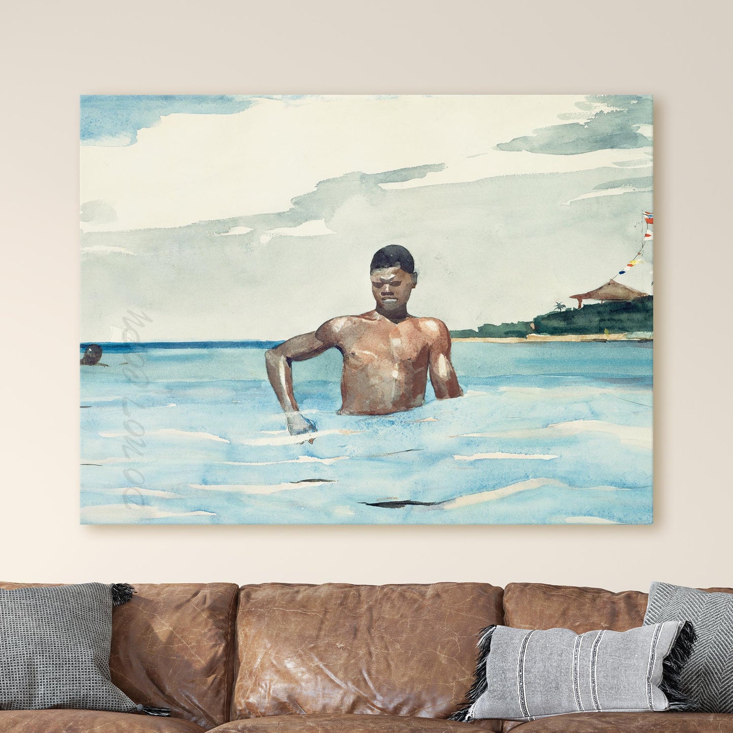 The Bather by Winslow Homer