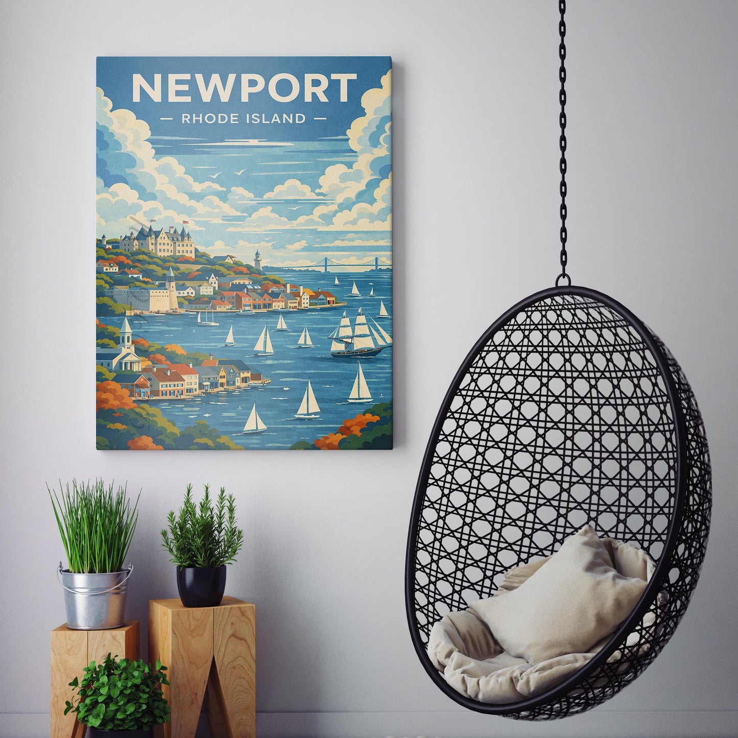 Newport Rhode Island Travel Poster