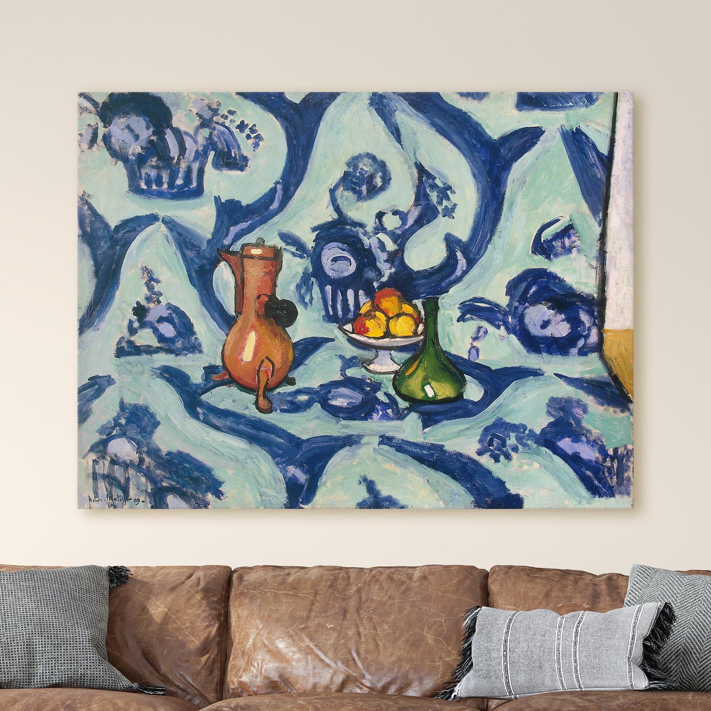 Still Life With Blue Tablecloth 1906 by Henri Matisse