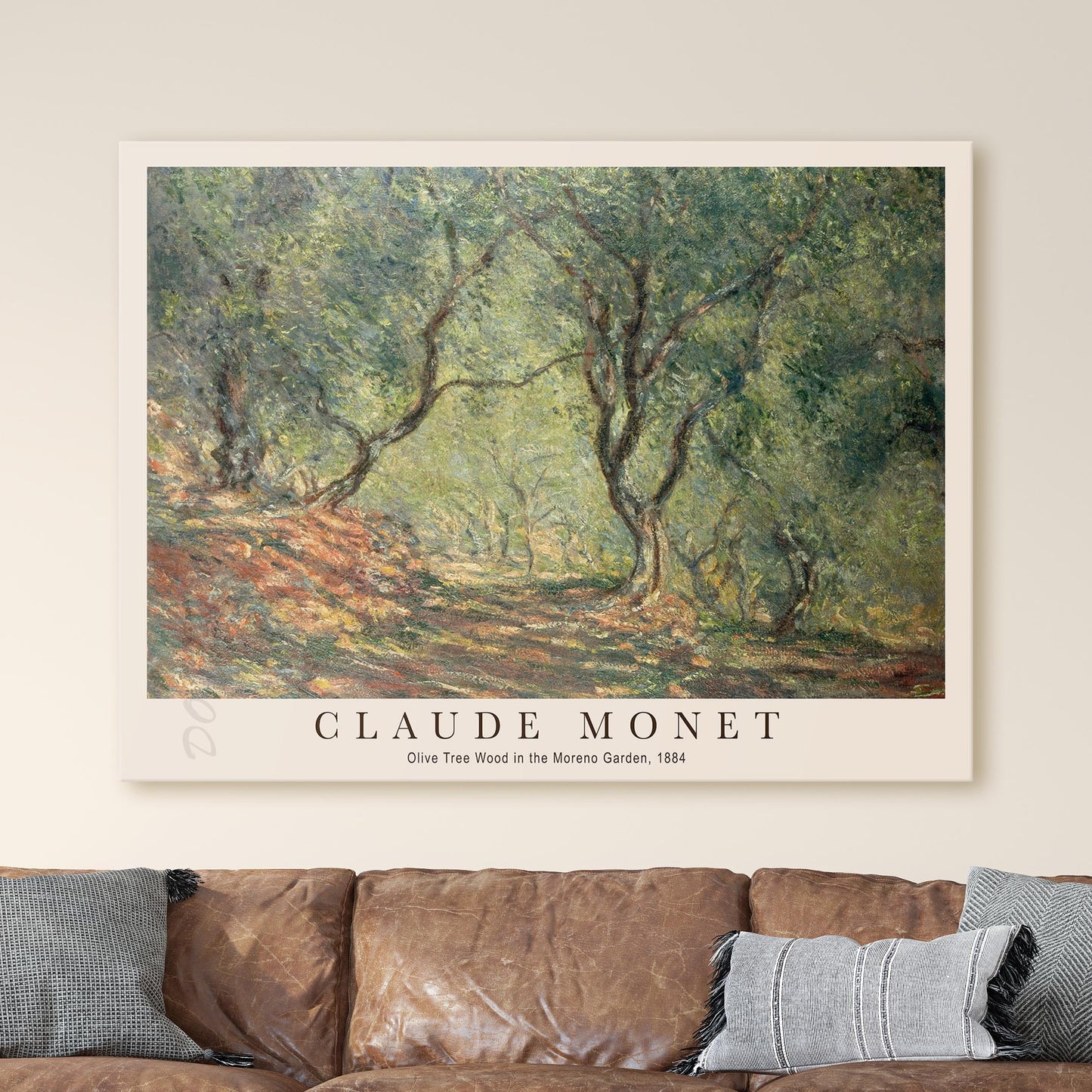 Claude Monet - Olive Tree Wood in the Moreno Garden