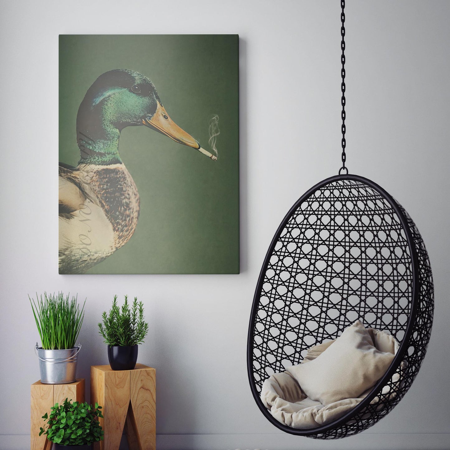 Smoking Duck