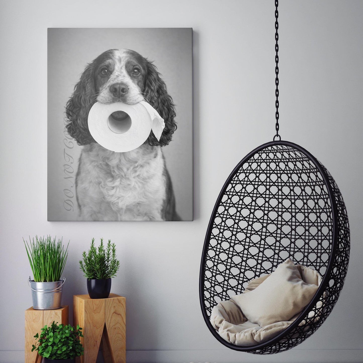 English Cocker Spaniel Dog Toilet Paper