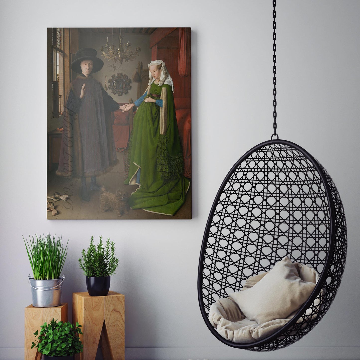 The Arnolfini Portrait, 1434 by Jan van Eyck