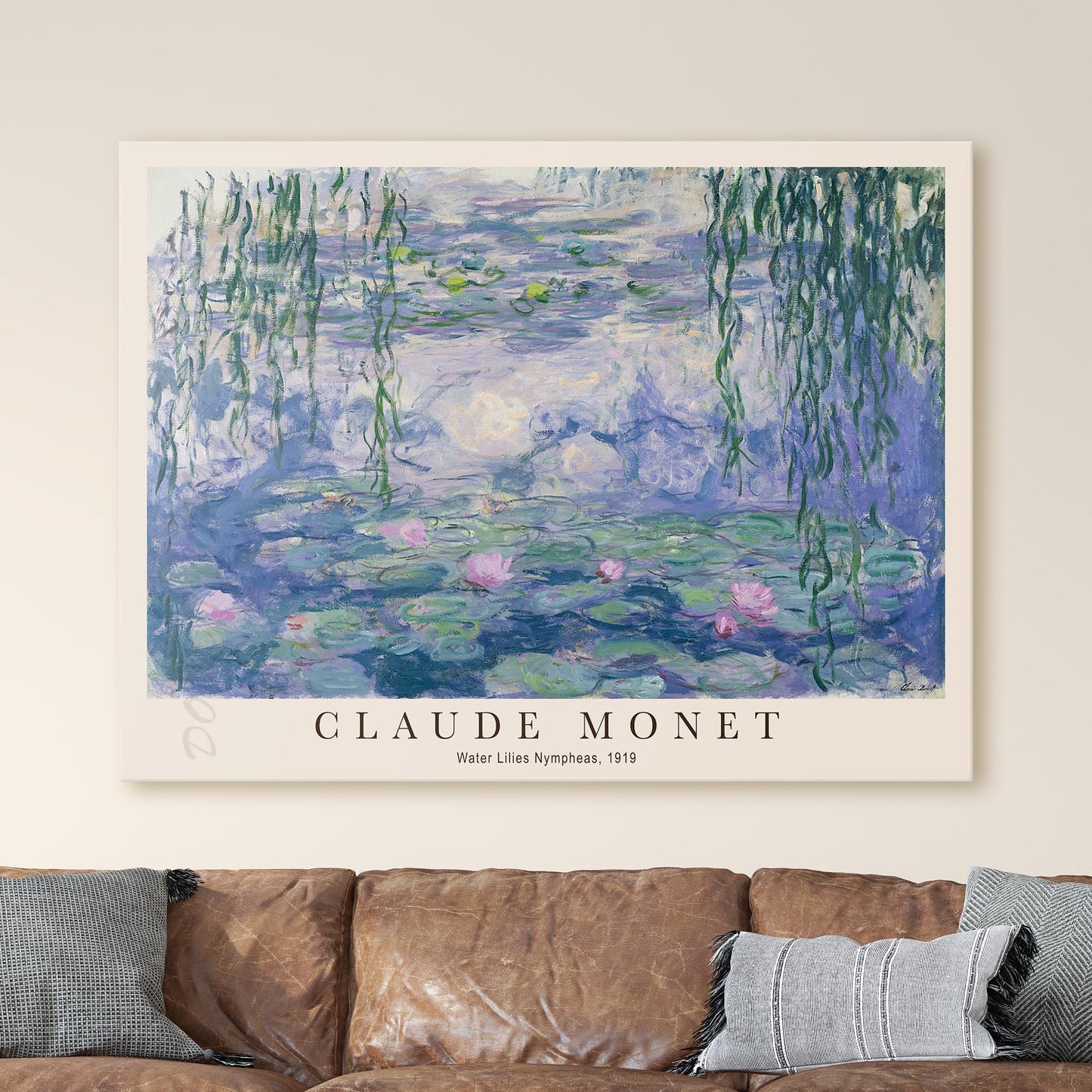 Claude Monet - Water Lilies Nympheas (1919)