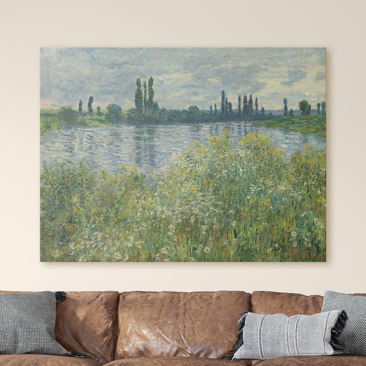 Banks of the Seine, Vétheuil, 1880 - Claude Monet